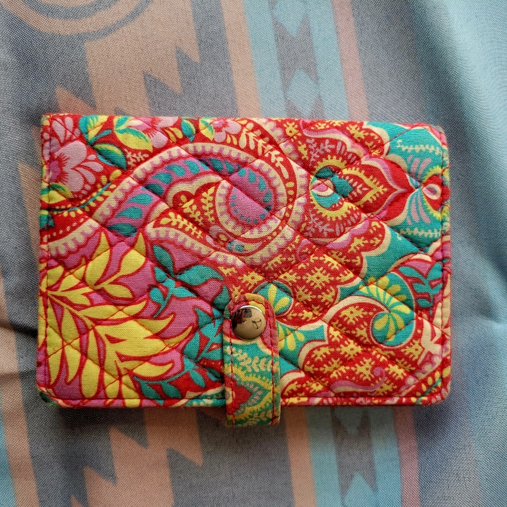 Vera Bradley Paisley In Paradise Colorful Paisley Wallet (Does Not Have Tags)